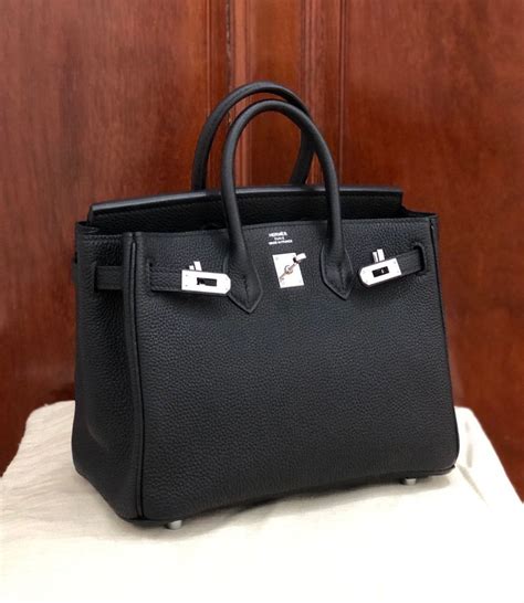 hermes kelly black silver hardware